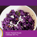 Power Packed Purple Cabbage Stir Fry