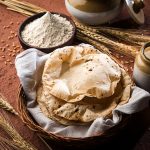 Indian,Chapati,/,Fulka,Or,Gehu,Roti,With,Wheat,Grains
