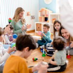 Parents,Taking,Part,In,The,Activities,For,Preschool,Children.,Healthy