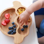 Baby,Led,Weaning,(blw),Top,View,Little,Kid,Eating,Mix