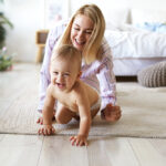Cute,Cheerful,European,Infant,In,Diaper,Having,Joyful,Facial,Expression,
