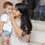 Beautiful,Young,Happy,Indian,Mother,Playing,With,Her,Cute,Baby