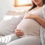 Close,Up,,A,Beautiful,Young,Woman,During,The,Third,Trimester