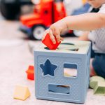 Toddler,Boy,Solves,Sorter,Puzzletoddler,Boy,Finds,Block,With,Matching