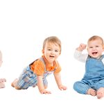 Baby,Group,Over,White.,Baby,Development,Stages.,Babies,Developmental,Milestones